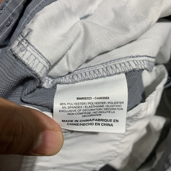 Nike Golf Dri Fit‎ Performance Pants Men 32x32 Gray Striped Straight Leg Stretch - Picture 8 of 8